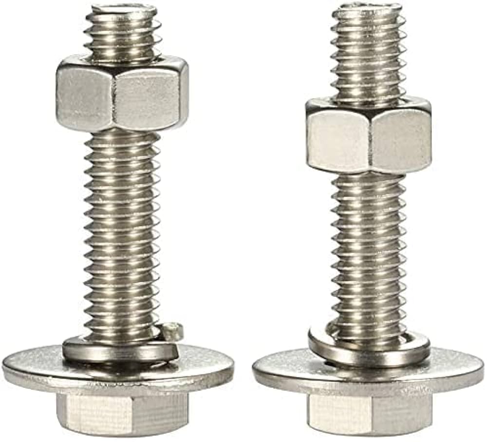 Amazon.co.jp: 10セット M8-1.25 x 20mm 六角頭ねじ ボルト
